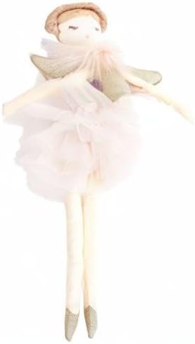 MON AMI Angel Stuffed Doll - 15", Soft Elegant Plush Doll for Little Girls, Use as Toy or Room Decor