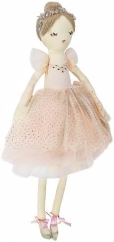 MON AMI Belle The Ballerina Stuffed Doll – 20”, Plush Ballerina Doll for Girls, Use as Toy or Room Decor