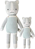 cuddle + kind Dylan The Kitten Little 13" Hand-Knit Doll – 1 Doll = 10 Meals, Fair Trade, Heirloom Quality, Handcrafted in Peru, 100% Cotton Yarn