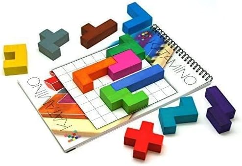 Katamino | The Original Wooden Pattern Building Puzzle Game for Kids and Adults | Over 500 Pentomino Combinations | Award Winning Kid Friendly Strategic Brain Game | Ages 6+ | 1-2 Players | 10 Min