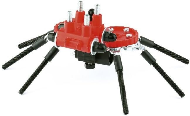 The Off Bits Erector Set: Animal Mini STEM Toys for Kids 6+, Toy Building Sets with Nuts & Bolts, STEM Building Toys Gifts for Boys and Girls (Red Spider)