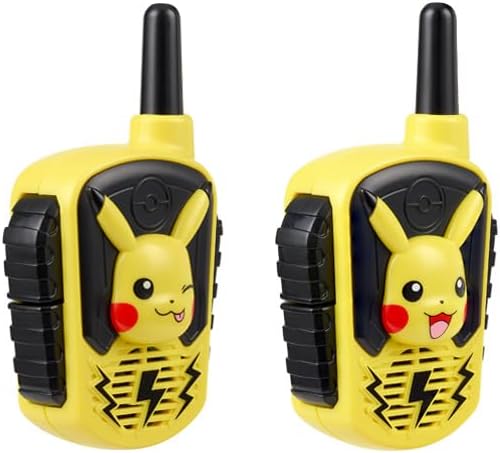 eKids Pokemon Walkie Talkies for Kids, Indoor and Outdoor Toys, Designed for Fans of Pokemon Toys