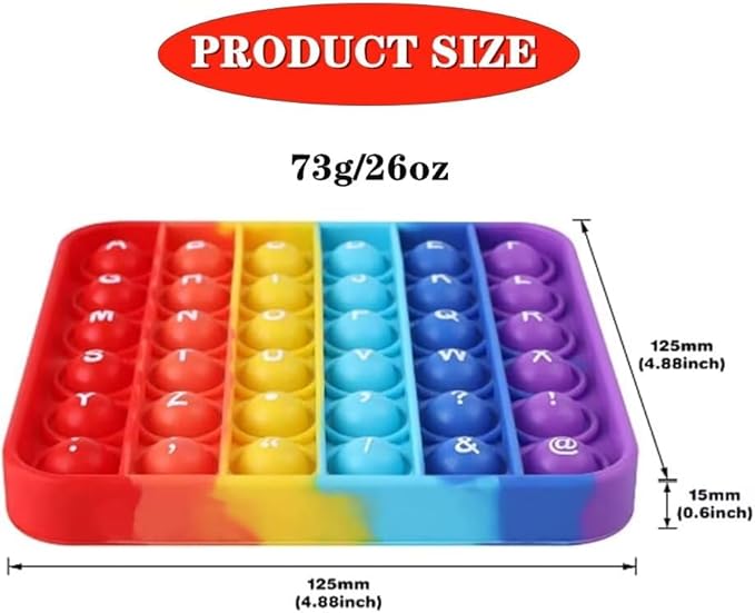 Number Counting Poppers, Sensory Bubble Popping Fidgety Board, Math Manipulatives for Elementary Preschool Kindergarten Classroom, Montessori Educational Learning Activities for Kids