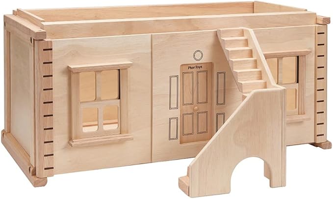 Plan Toys Victorian Dollhouse Accessosry - Basement Floor (7338)| Sustainably Made from Rubberwood and Non-Toxic Paints and Dyes