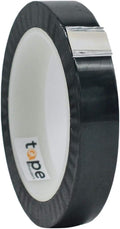 WOD MPFT2 Black Metalized Polyester Mylar Film Tape with Acrylic Adhesive, 3/4 inch x 72 yds. Vibrant Mirror Black Tape, Decor Tape for Detailing Accent Wall, Graphic Arts, Car and Boat Trim