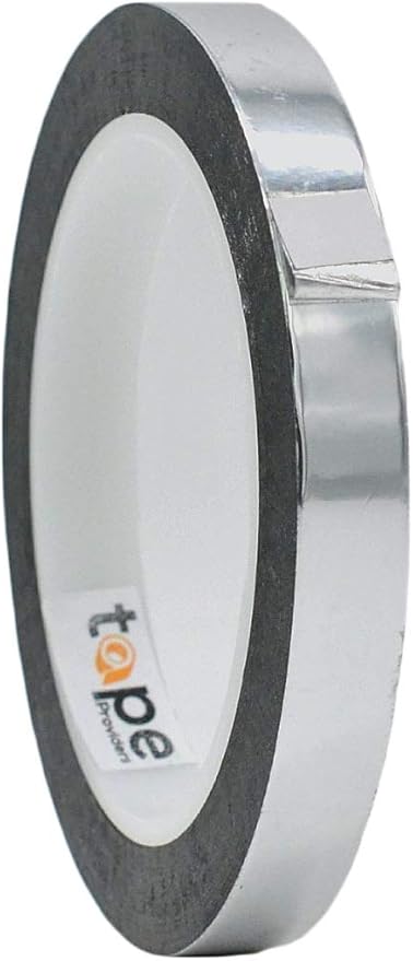 WOD MPFT2 Silver Metalized Polyester Mylar Film Tape with Acrylic Adhesive, 3/4 inch x 72 ft. Vibrant Mirror Silver Tape, Decor Tape for Detailing Accent Wall, Graphic Arts, Car and Boat Trim