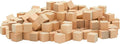 DIY Wooden Cubes 5/8-inch, Pack of 50 Small Blank Wooden Blocks, Unfinished Wood Blocks for Crafts, STEM, Dice, and Building Blocks for Stacking, by Woodpeckers