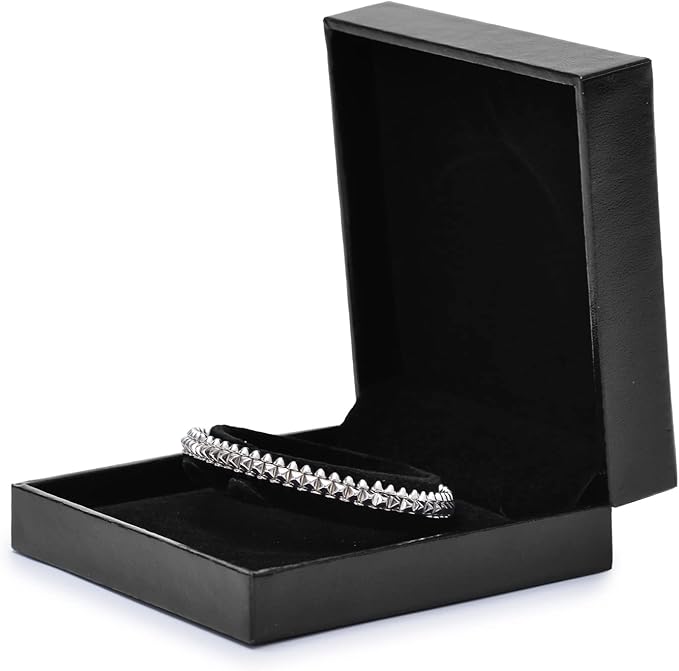 Oirlv Black Velvet Bracelet Gift Box,Jewelry Bracelet Bearer