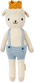 cuddle + kind Sebastian The Lamb Regular 20" Hand-Knit Doll – 1 Doll = 10 Meals, Fair Trade, Heirloom Quality, Handcrafted in Peru, 100% Cotton Yarn