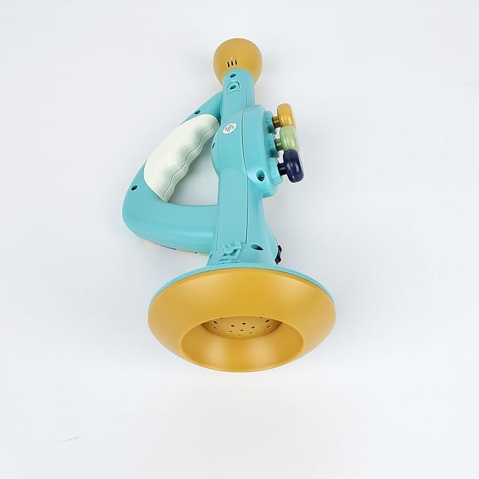 Musical Instruments Toys for Kids, Toddlers Little Trumpet and Baby Educational Toy for Girls & Boys Ages 1-3 (Blue)