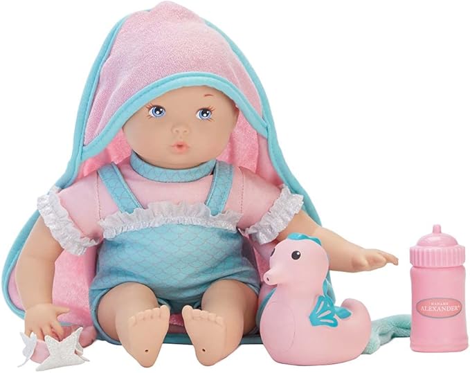 Madame Alexander 12-Inch Splash and Play Submersible Doll, Mermaid Princess