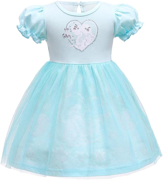 Dressy Daisy Princess Dress Up Clothes Halloween Fancy Party Tulle Skirt Summer Outfit for Baby & Toddler Girls
