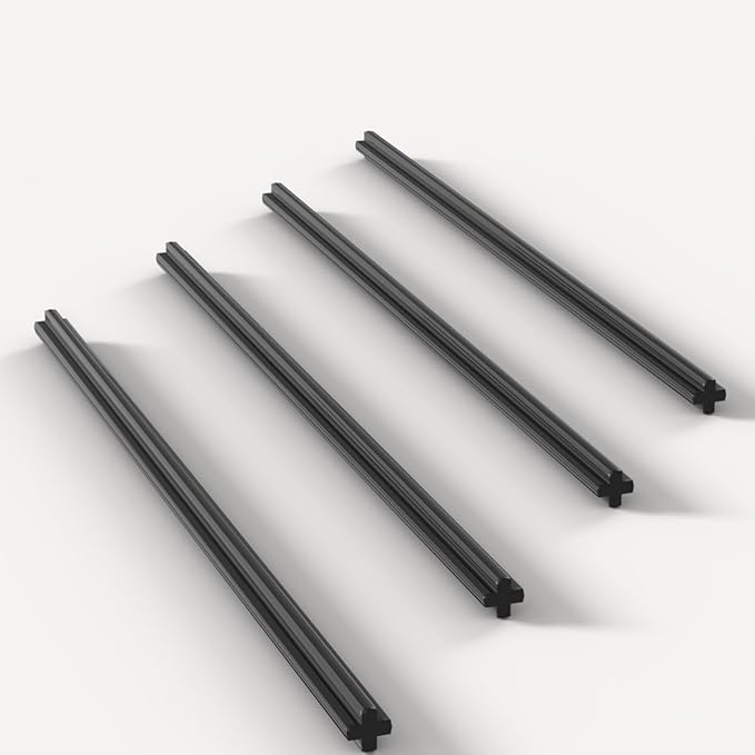 Classic Building Axle Bulk, 16L 10 Piece, Compatible with Lego Parts and Pieces:(Colour:Black)
