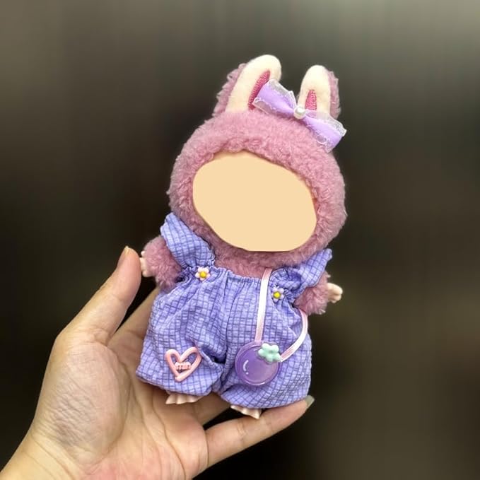 2 Set Doll Clothes for 17cm Standing/Sitting Doll - Accessories Clothes Dress up for Dolls Outfit Included Figures Clothing and Hat for Girl Woman (LB14+LB15)