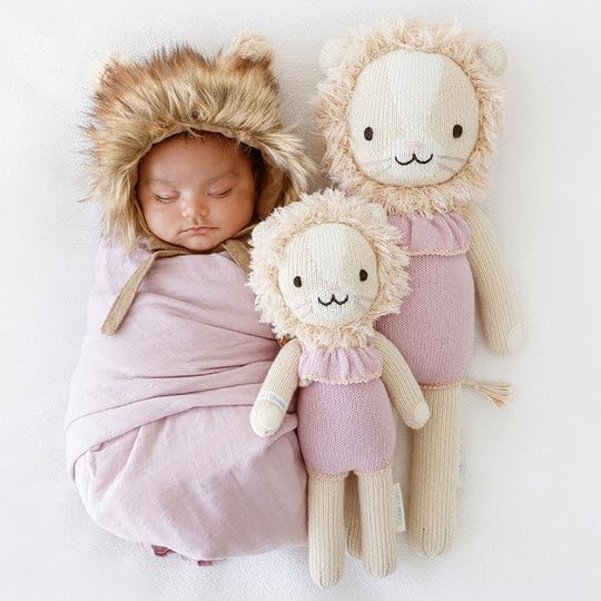 cuddle + kind Savannah The Lion Little 13" Hand-Knit Doll – 1 Doll = 10 Meals, Fair Trade, Heirloom Quality, Handcrafted in Peru, 100% Cotton Yarn