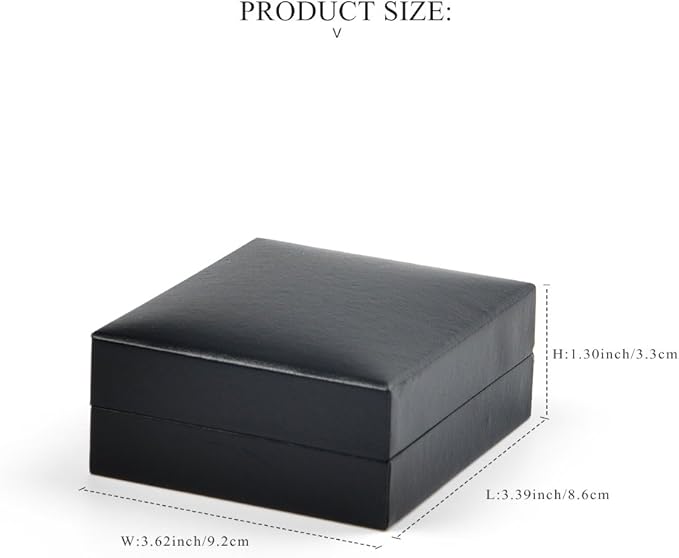 Oirlv Black Velvet Bracelet Gift Box,Jewelry Bracelet Bearer