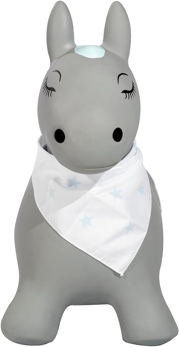 Kindsgut Bouncy Animal Hopper Pony for Children, Designed in Germany, Playful and Modern Colors, air Pump Included, Indoors and Outdoors