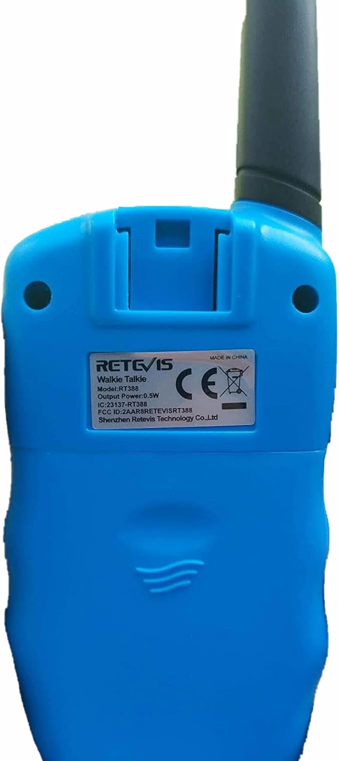 Retevis RT388 Walkie Talkies for Kids,Toys Gifts Kids Walkie Talkie,Long Range FRS Radio for Boys Girls Aged 6-12,Gift Stocking Stuffers(Blue 1 Pair)