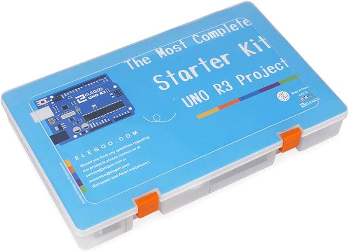 ELEGOO UNO R3 Project Most Complete Starter Kit with Tutorial Compatible with Arduino IDE (200+ Components)