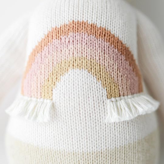 cuddle + kind Zara The Unicorn Regular 20" Hand-Knit Doll – 1 Doll = 10 Meals, Fair Trade, Heirloom Quality, Handcrafted in Peru, 100% Cotton Yarn