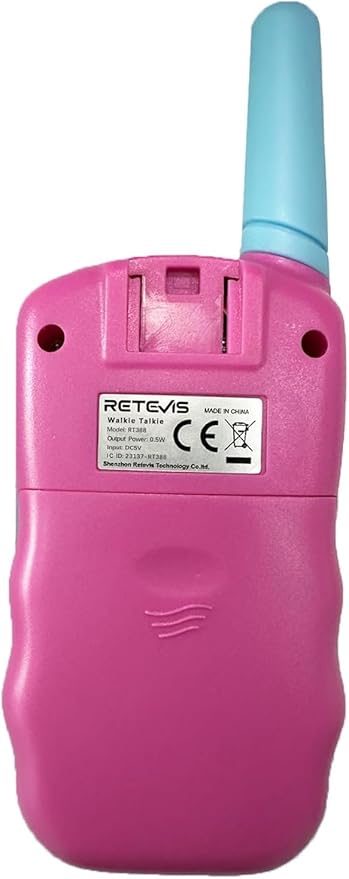 Retevis RT388 Kids Walkie Talkies, 2 Way Radio 22 CH Walkie Talkie, Clear Sound Flshlight VOX, Toys Gifts for 6-12 Year Old Boys Girls, Toys for 6-12 Year Old Camping Outdoor Games(Blue Pink 1 Pair)