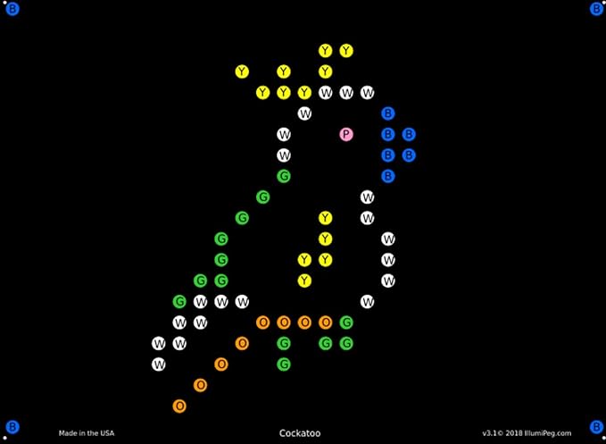 lllumiPeg Zoo Refill templates for Basic Fun Lite Brite Magic Screen Retro Style (12 Sheets, 6x8)