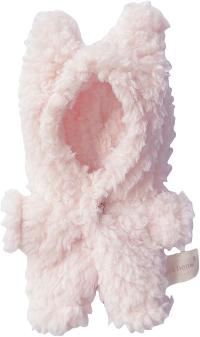 17cm Doll Clothes Set, Overalls Set for 6.7inch Doll Suit, Faking Animal Style Outfit Jumpsuit, Cute Fashion Dress Up Clothes Accessories for 1st/2nd/3rd Gen Dolls (Rabbit)