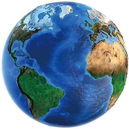AOFOTO Blue Earth Seen Round Backdrop Space View Earth Photography Background Cover Earth Day Banner Earth Day Photo Backdrop Kids Astronaut Party Baby Shower Boys Girls Photo Booth Prop 6x6ft