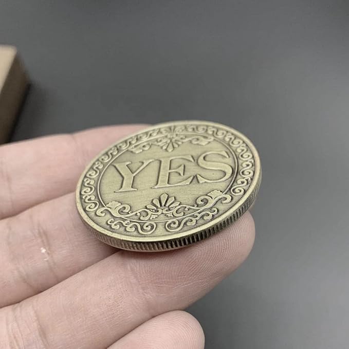 Glamtune Novelty Yes No Challenge Coin Medallion Collector