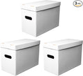 NUMINA Comic Book Boxes – 3 Pack Short Boxes | Fits 150–175 Comics | Comic Book Storage Organizer for Silver & Current Age | Durable Stackable Cardboard Box