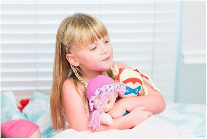 DIBSIES Personalized Sweetheart Cuddle Doll - 14 Inch (Pink)