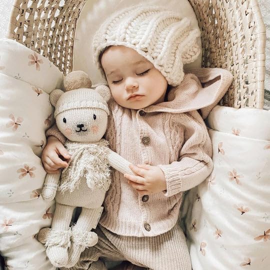 cuddle + kind Stella The Polar Bear Regular 20" Hand-Knit Doll – 1 Doll = 10 Meals, Fair Trade, Heirloom Quality, Handcrafted in Peru, 100% Cotton Yarn