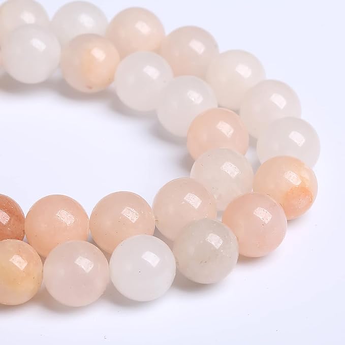 6MM 60PCS Natural Stone Pink Aventurine Loose Beads for Jewelry Making DIY Bracelet