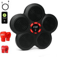 Music Boxing Machine - Bluetooth Wall Punching Pad with LED, Fun Training Equipment for Kids & Adults, Home Boxing Wall Punching Pad with Gloves, for All Ages - Ideal Present by RedRoko