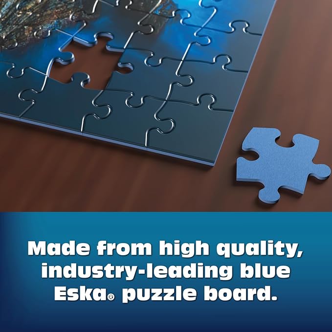 Buffalo Games - Sapphire Select - Pokemon - Scenic Pokemon - 1000 Piece Jigsaw Puzzle – Challenging & Fun – Blue Core Puzzle Board – Giftable Display Box - Full Size Poster Included