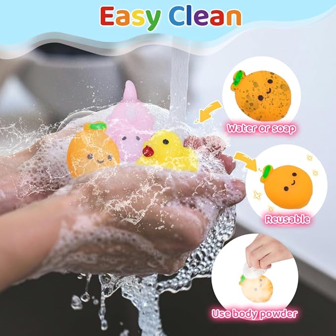 40 Pack Mini Kawaii Animal Squishy Toys, Party Favors for Kids Adults Fidget Toys Stress Relief Treasure Box for Classroom Prizes Bingo Goodie Bags Fillers Birthday Gifts Christmas Stockings