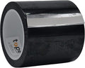 WOD MPFT2 Black Metalized Polyester Mylar Film Tape with Acrylic Adhesive, 6 inch x 72 yds. Vibrant Mirror Black Tape, Decor Tape for Detailing Accent Wall, Graphic Arts, Car and Boat Trim