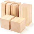 9Pcs Basswood Carving Blocks, 3 Sizes Whittling Wood Basswood Blocks Kit for Wood Carving for Beginners Kids and Adults 6*(1x1x4) in,2*(2x2x2) in,1*(2x2x4) in