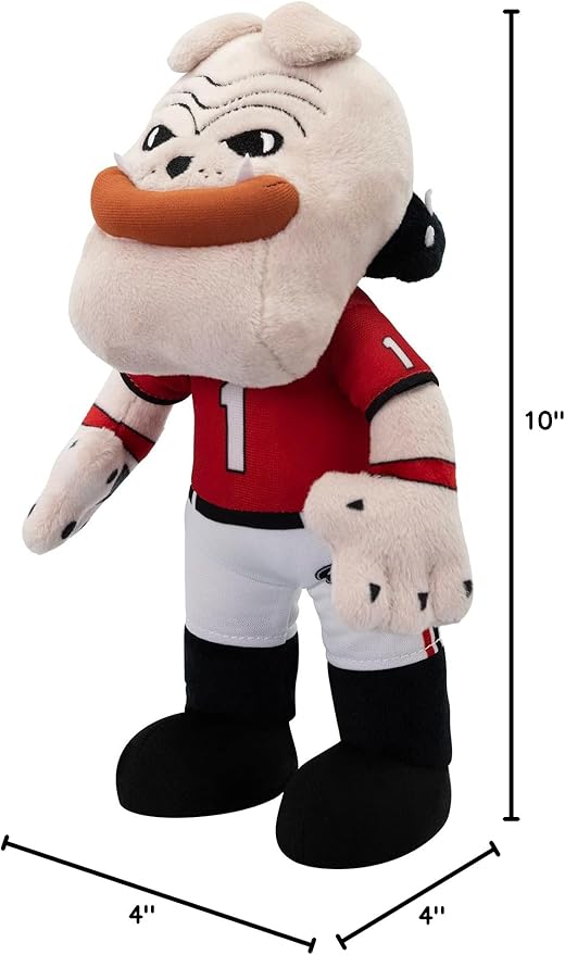 Bleacher Creatures Georgia Bulldogs Hairy Dawg 10" Mascot Plush Figure - A Mascot for Play or Display