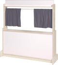 Children’s Factory Puppet Theatre with Dry Erase Board, Kids Pretend Play Learning Activities, Small Whiteboard, Classroom Furniture, Assembly Required