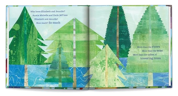 Who Loves Me? (Siblings) - Personalized Children's Story - I See Me! (Blue Hardcover)
