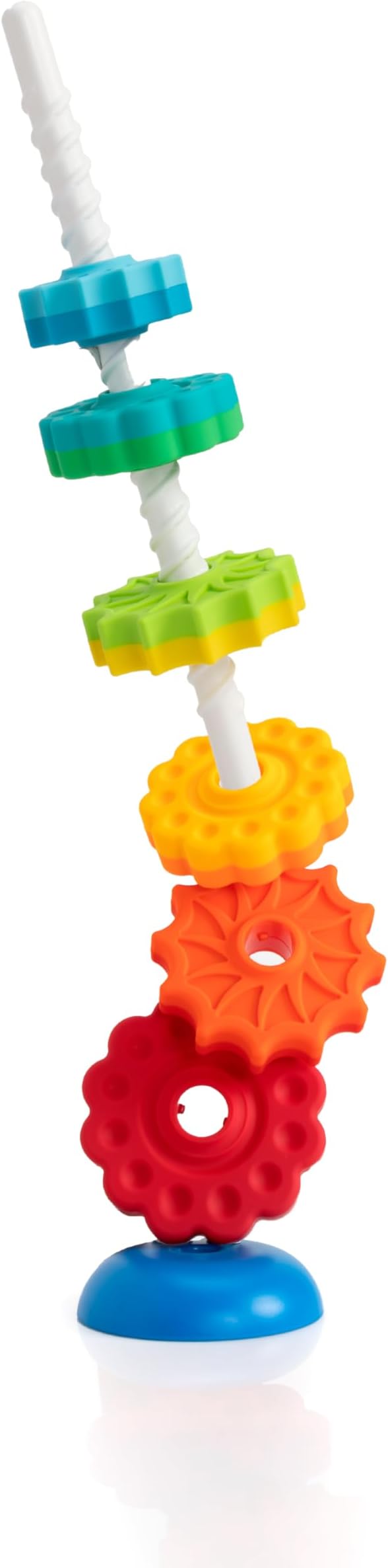 Fat Brain Toys SpinAgain, Baby Stacking & Spinning Toys for Toddlers Ages 1+