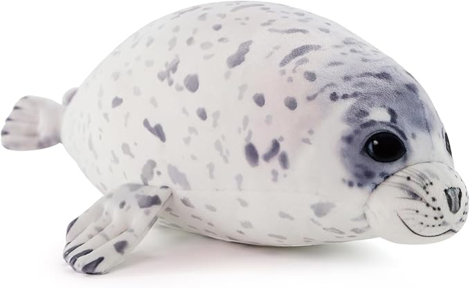 Seal Stuffed Animal Toy, Cute plushies, 25" Seal Plush Pillow Gift for Girls Kids Children Birthday Christmas (Large)