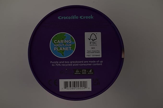 Crocodile Creek Let’s Begin Puzzle - Ten 2-Piece Beginner Puzzles for Ages 2 and Up - Heavy-Duty Storage Canister with Handle - Colorful Unicorns Design - Each Puzzle is 6" L x 4" H Finished