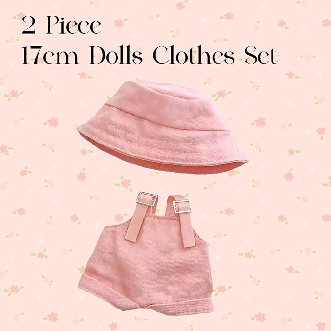 2025 New Clothes Outfit - 2 Set 17cm Doll Clothes, Exquisite Accessories, Cute Outfit for Doll Dress up Unique Style