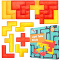 SPARK & WOW Light Table Blocks, 12 Shapes and Two Colors, Toddler Sensory Building Blocks, Translucent Light Table Manipulatives, Sensory Toys for Toddlers