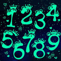Numbers Wall Decor - Glow in The Dark Number Decor Halloween Decoration Stickers for Halloween Home Decor, Number Stickers Goth Room Decor for Room Décor - Birthday Christmas Gift for Boys Girls