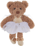 Apricot Lamb Ballet Bear Stuffed Animals for Kids, Soft Cute Plush Toys for Baby Girl and Boy, Fluffy Ballet Bear 6.7 Inches