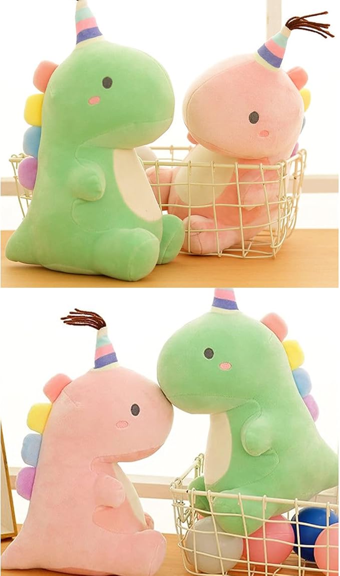 Stuffed Animal Plush Toys, Cute Dinosaur Toy, Soft Dino Plushies for Kids Plush Doll Gifts for Boys Girls (Green, 19.7 Inch)