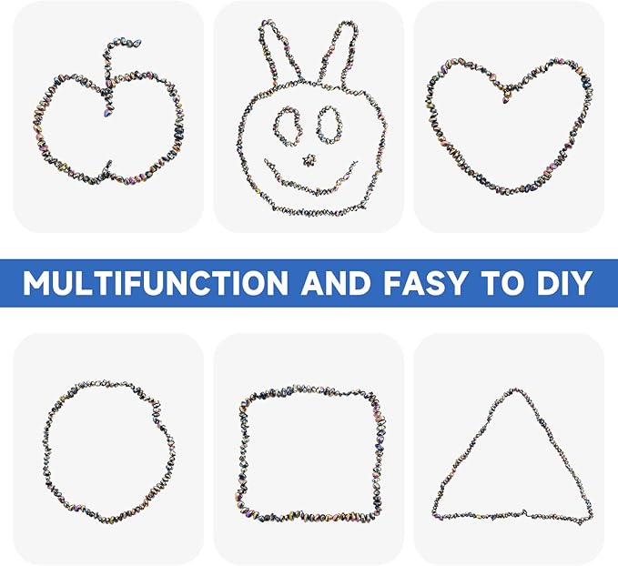 550pcs Ferrite Putty Fidget Toys for Adults Teens - Stress Relief Desk Gadgets with Magnetic Beads, Professional Sensory Toys for Office Anxiety & Focus, Stocking Stuffers for Men Women